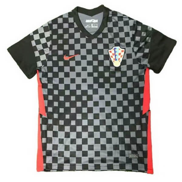 Tailandia Replicas Camiseta Croatia 2ª 2020 Negro
